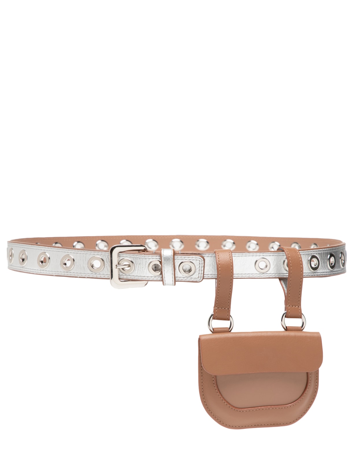 Cinto Feminino Bolsa Metal Kai - Prata