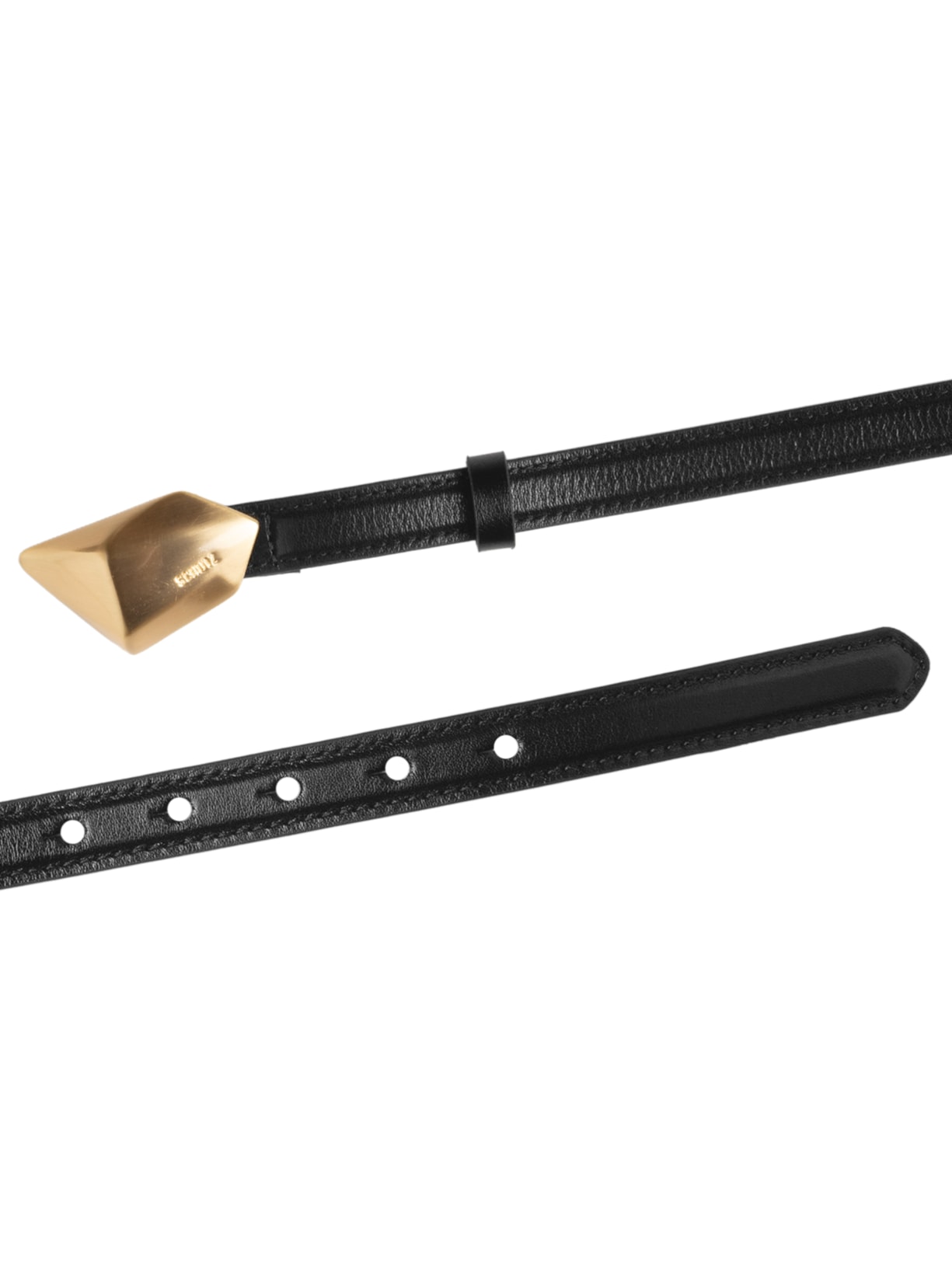 Cinto Feminino Bubble Couro Preto Schutz