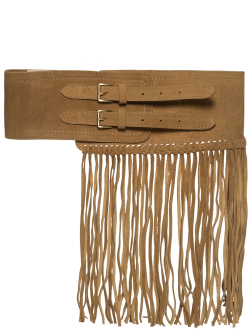 Cinto Feminino Camurça Premium - Marrom