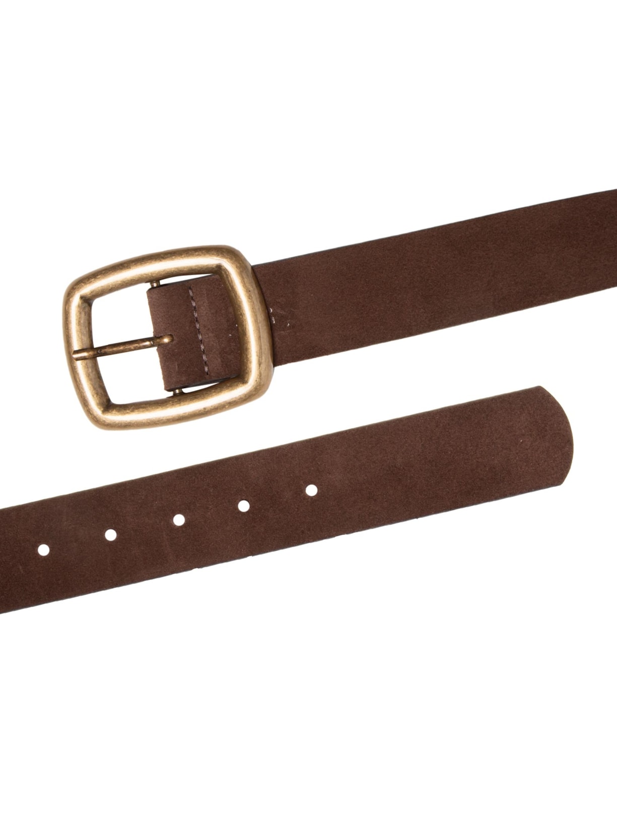 Cinto Feminino Camurção Marrom Luiza Barcelos