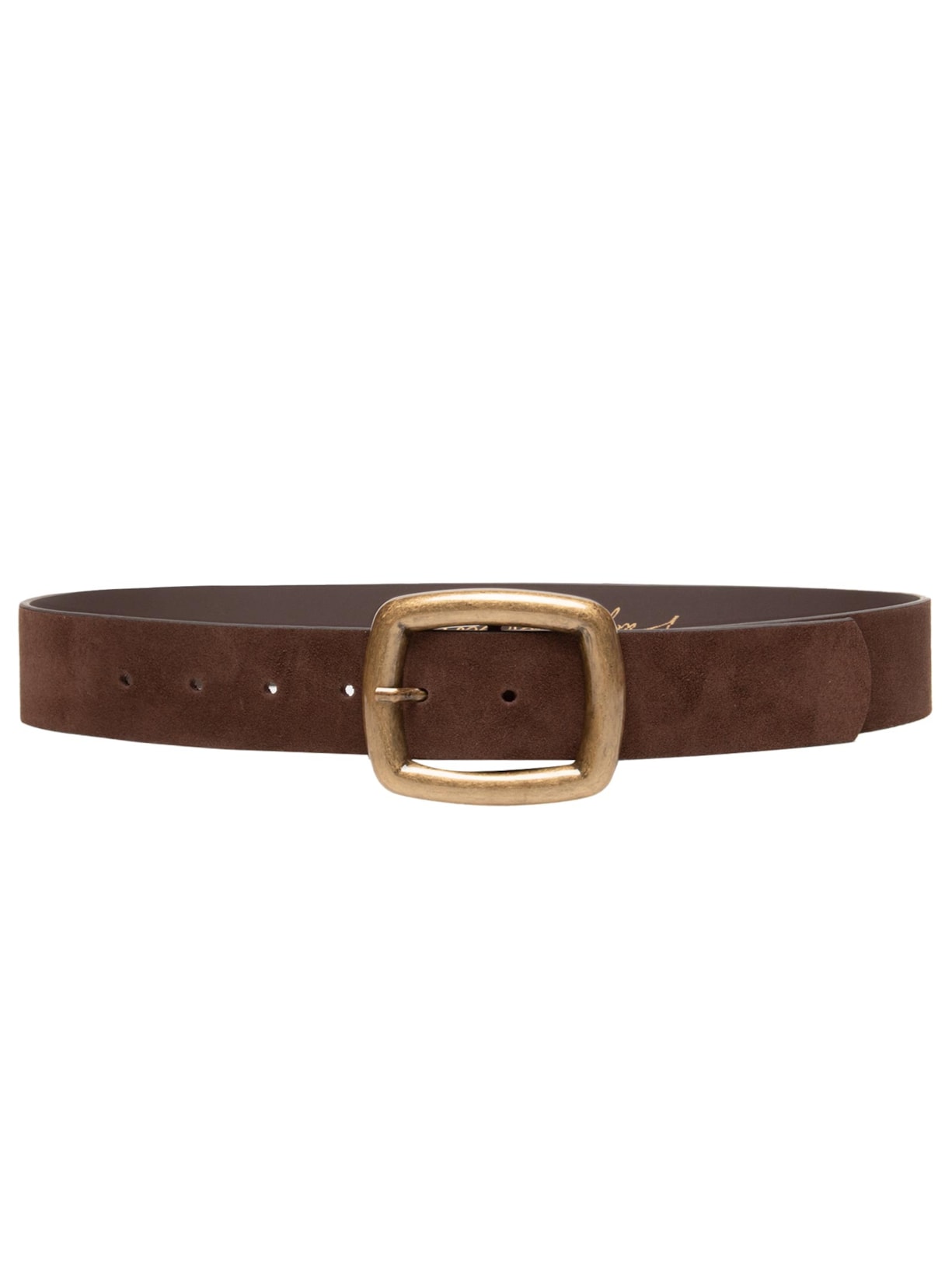 Cinto Feminino Camurção Marrom Luiza Barcelos