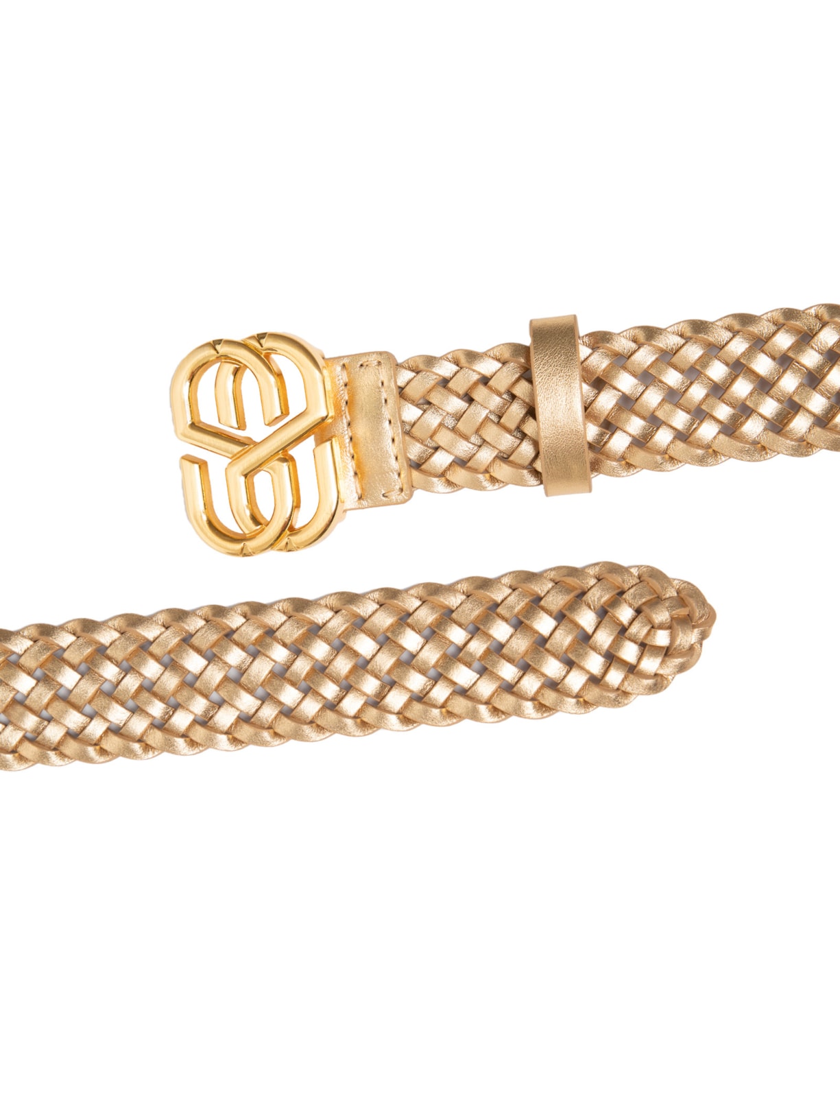 Cinto Feminino Chay Couro Dourado Schutz