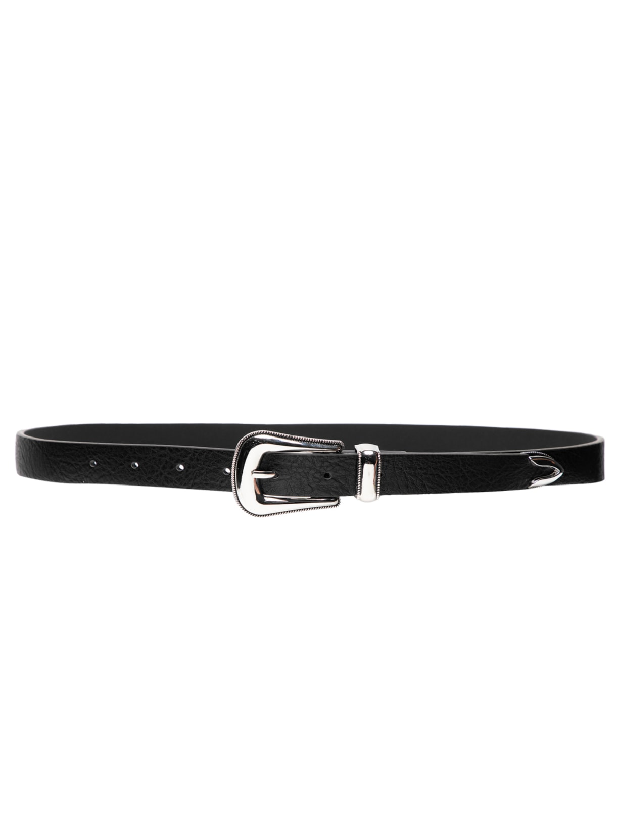 Cinto Feminino Com Fivela De Metal - Preto