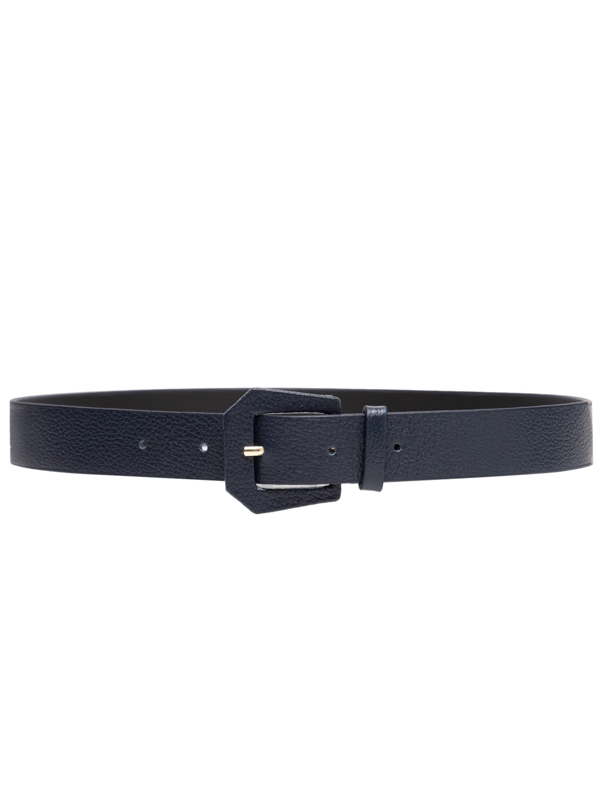 Cinto Feminino Com Fivela Encapada - Azul