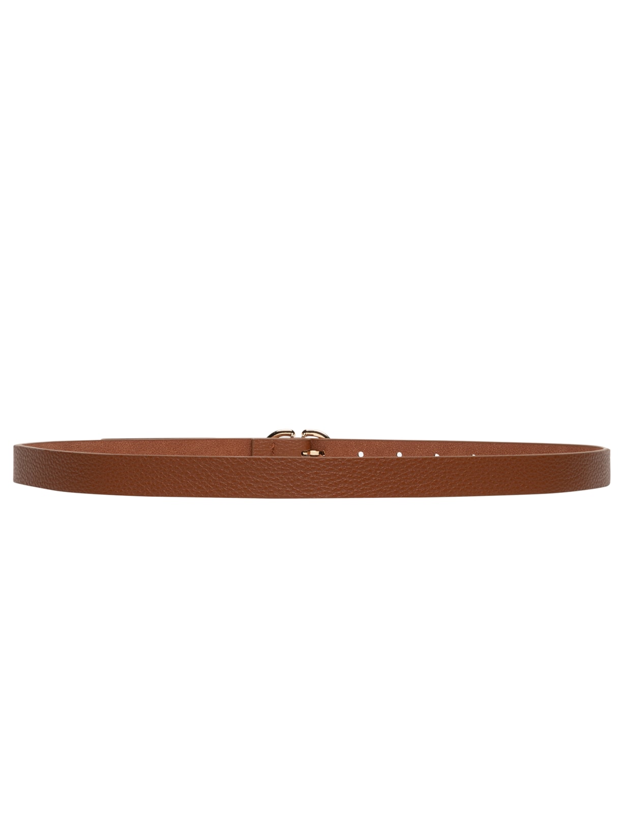 Cinto Feminino Com Fivela Oval Marrom Market 33