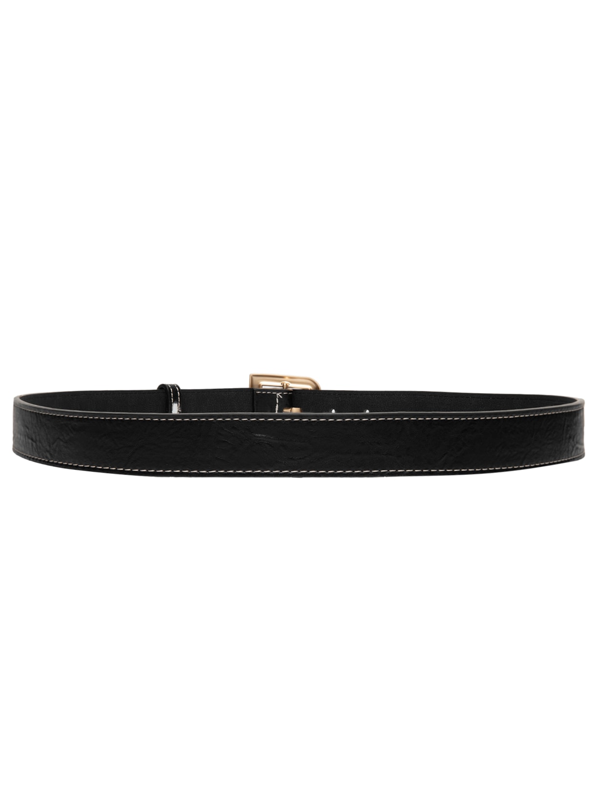 Cinto Feminino Com Fivela Quadrada Preto Market 33