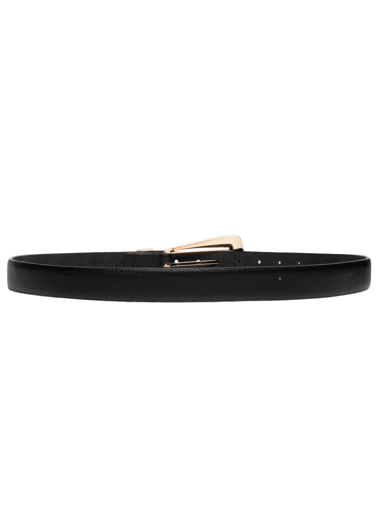 Cinto Feminino Com Fivela Retangular Preto Market 33