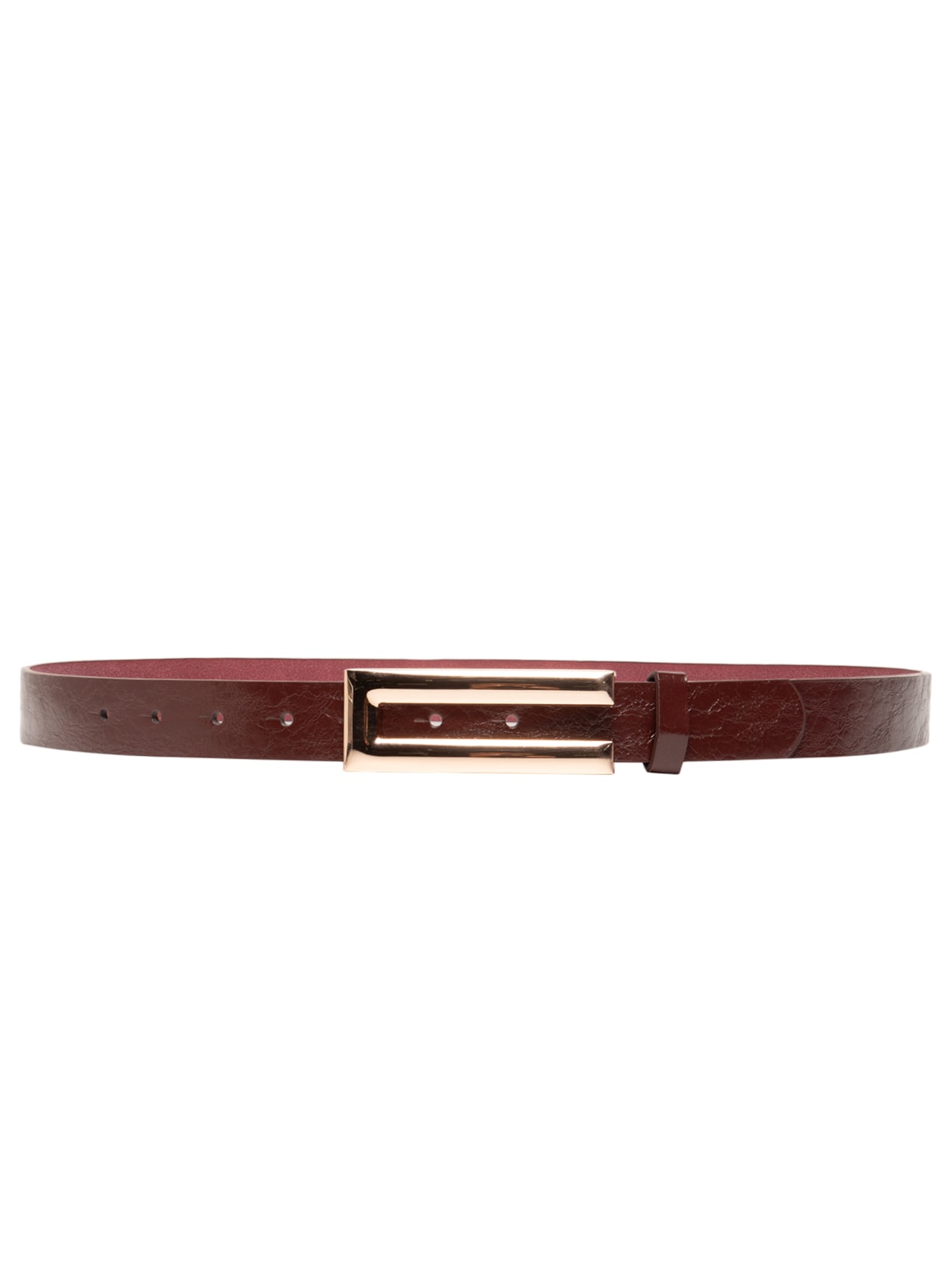 Cinto Feminino Com Fivela Retangular Vermelho Market 33