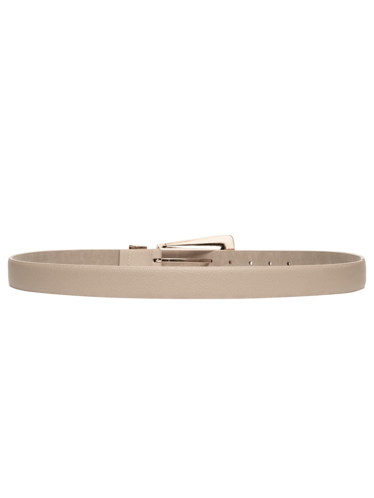 Cinto Feminino Com Fivela Retangular – Bege Market 33