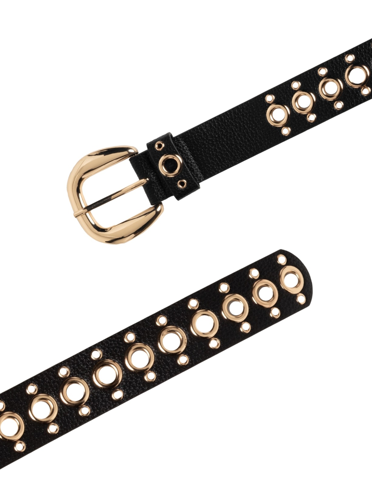 Cinto Feminino com Ilhós Preto Market 33