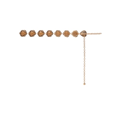 Cinto Feminino Com Pedrarias - Bege