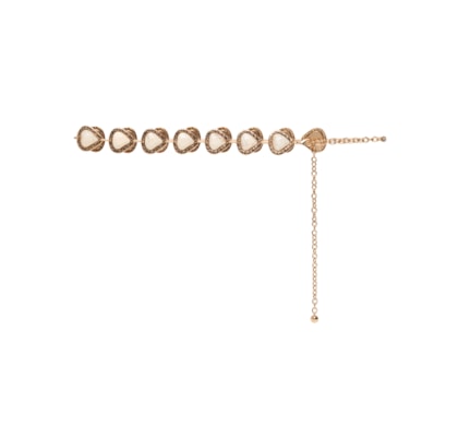 Cinto Feminino Com Pedrarias - Off White