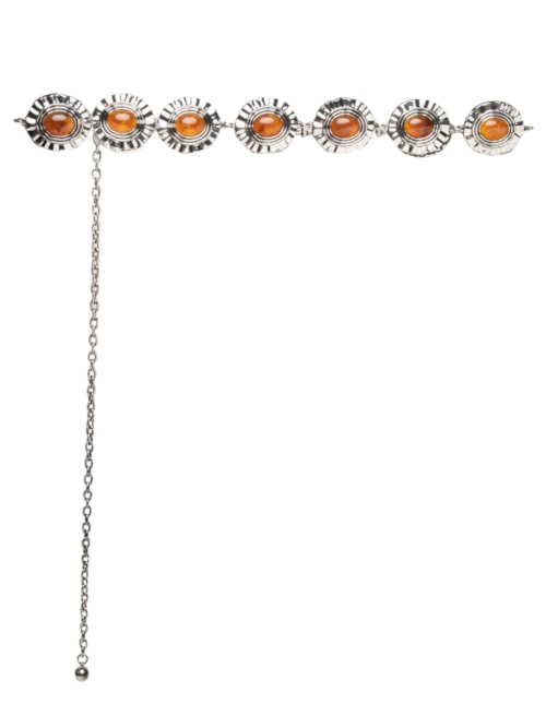 Cinto Feminino Com Predarias – Marrom
