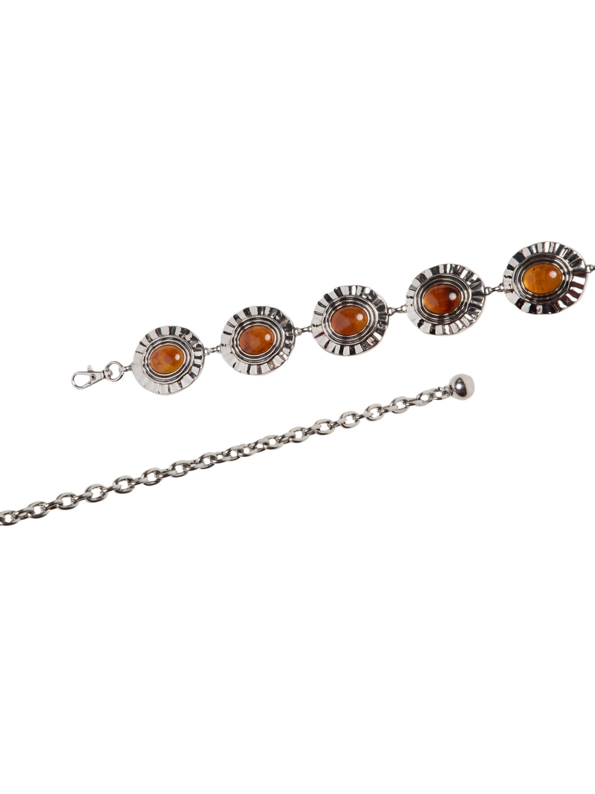 Cinto Feminino Com Predarias  Marrom Market 33