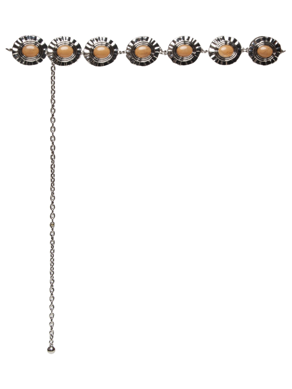 Cinto Feminino Com Predarias – Bege