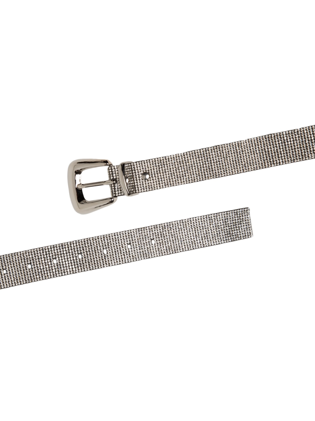 Cinto Feminino Com Strass Prateado Market 33