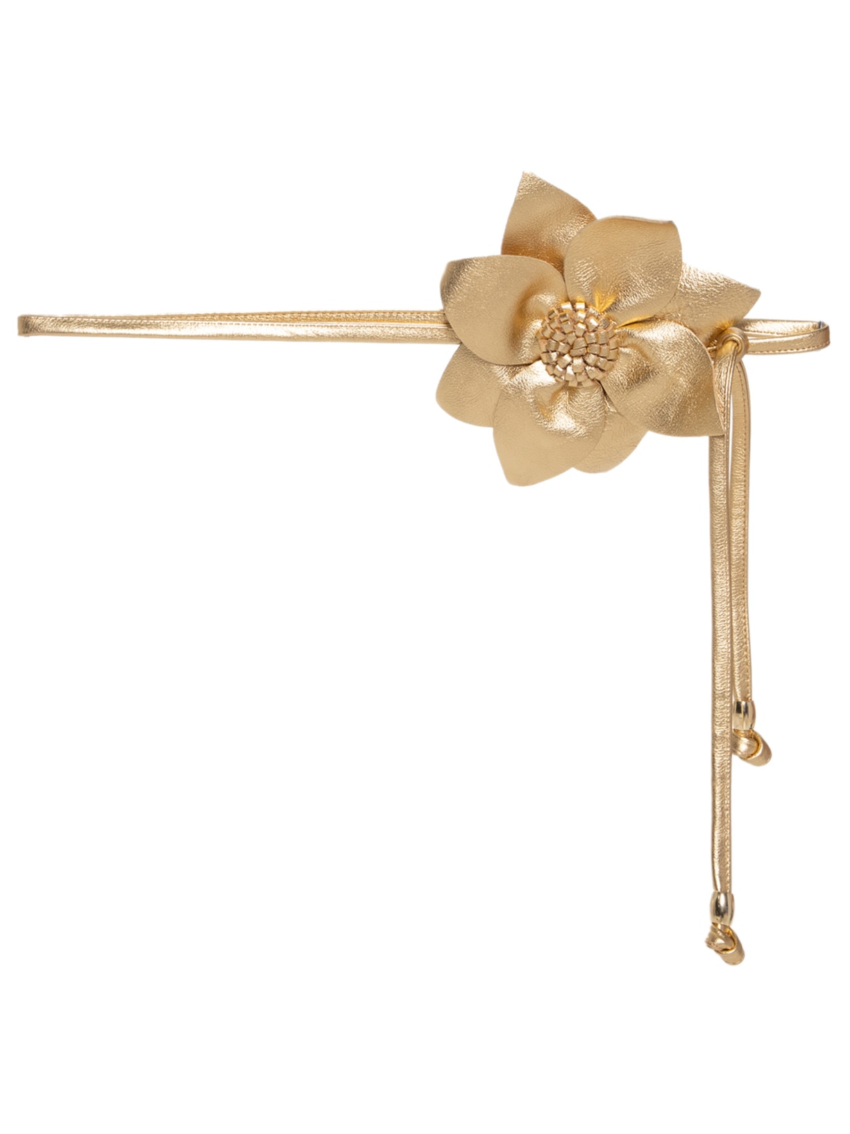 Cinto Feminino Cordão Flor - Dourado