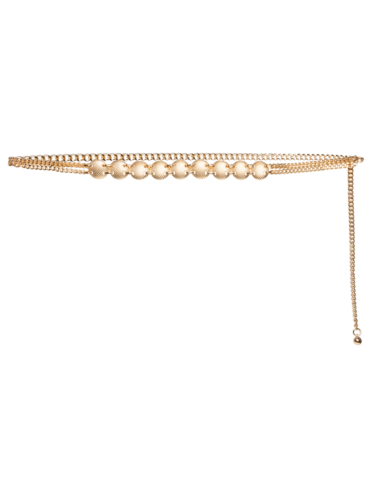 Cinto Feminino Corrente Ajustavel - Dourado