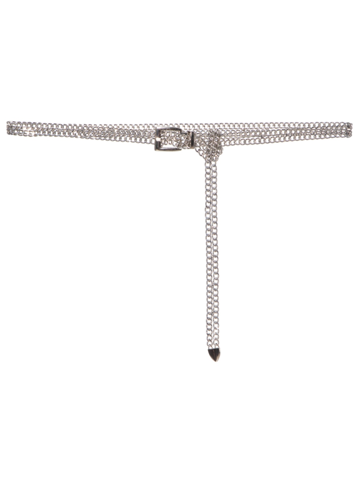 Cinto Feminino Corrente Com Fivela - Prata