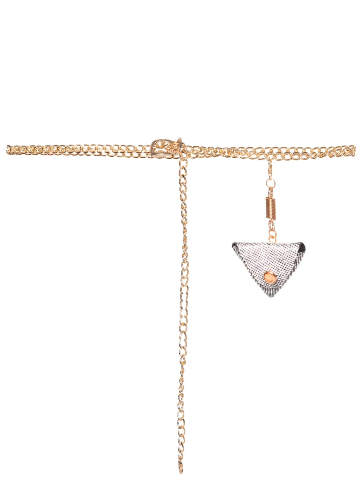 Cinto Feminino Corrente Com Mini Bag - Dourado