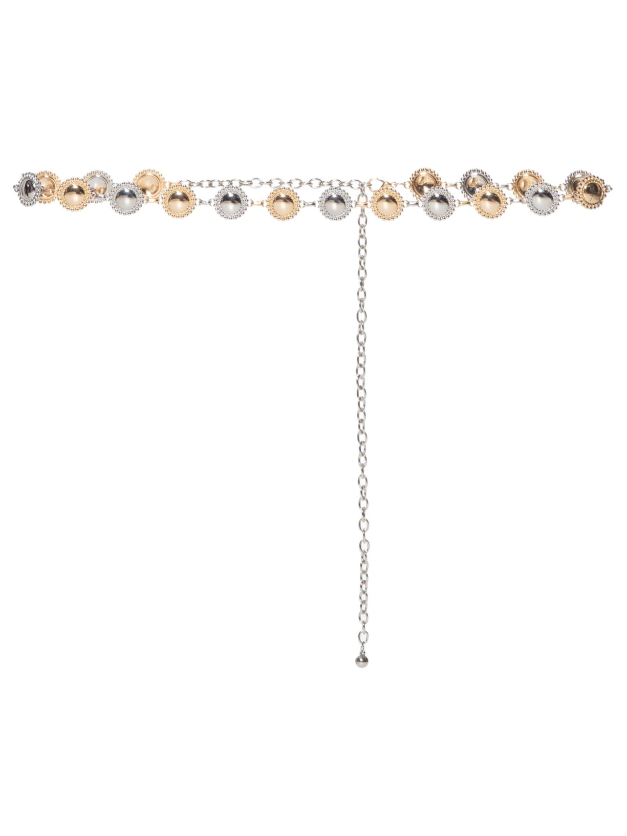 Cinto Feminino Corrente Medalhas - Prata