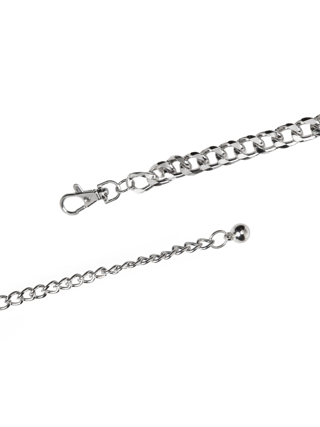 Cinto Feminino Corrente Prateado Market 33