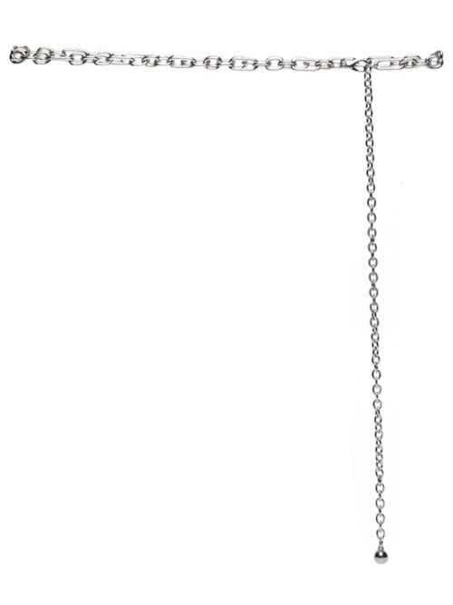 Cinto Feminino Corrente - Prateado