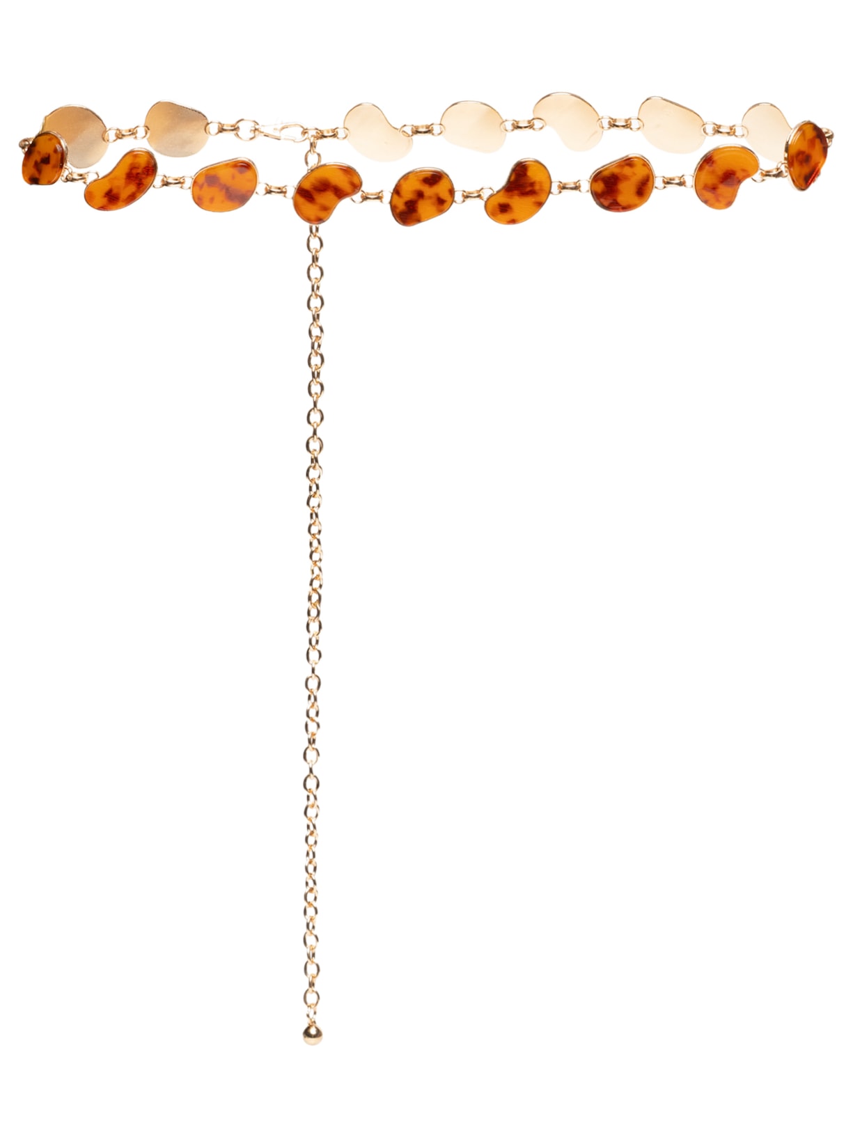 Cinto Feminino Corrente Resina Dourado Market 33