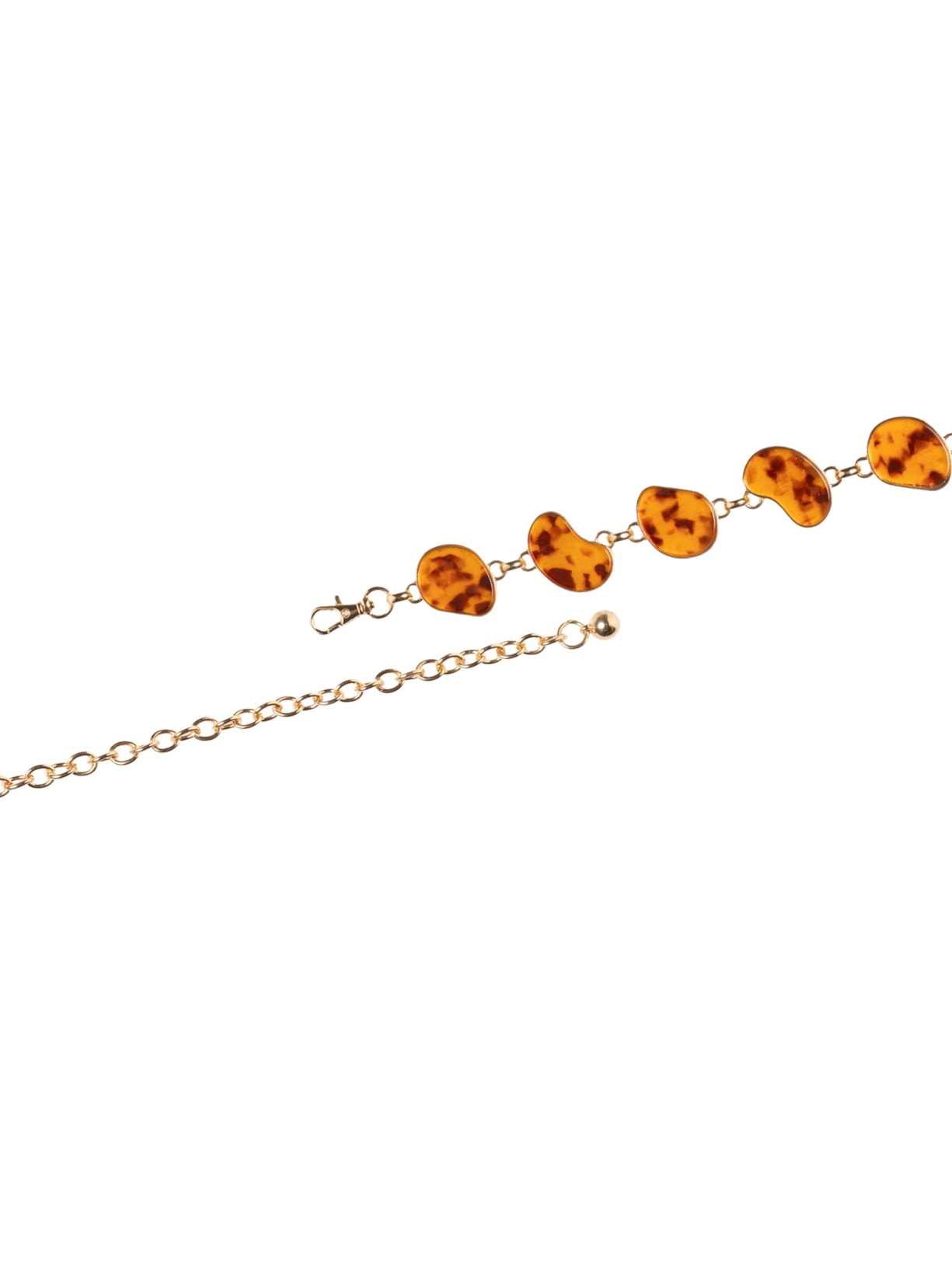 Cinto Feminino Corrente Resina Dourado Market 33