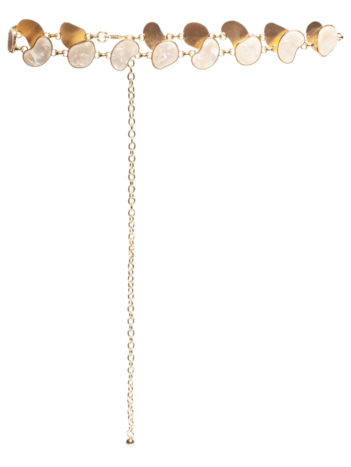 Cinto Feminino Corrente Resina Dourado Market 33