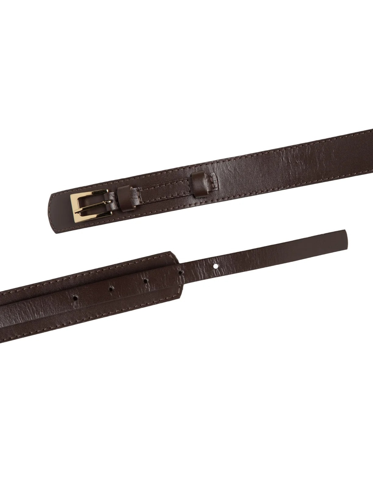 Cinto Feminino Couro Com Fivela De Quadrada Marrom '2Essential