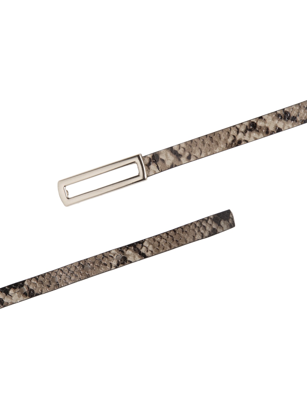 Cinto Feminino Couro Com Fivela Retangular Animal Print '2Essential