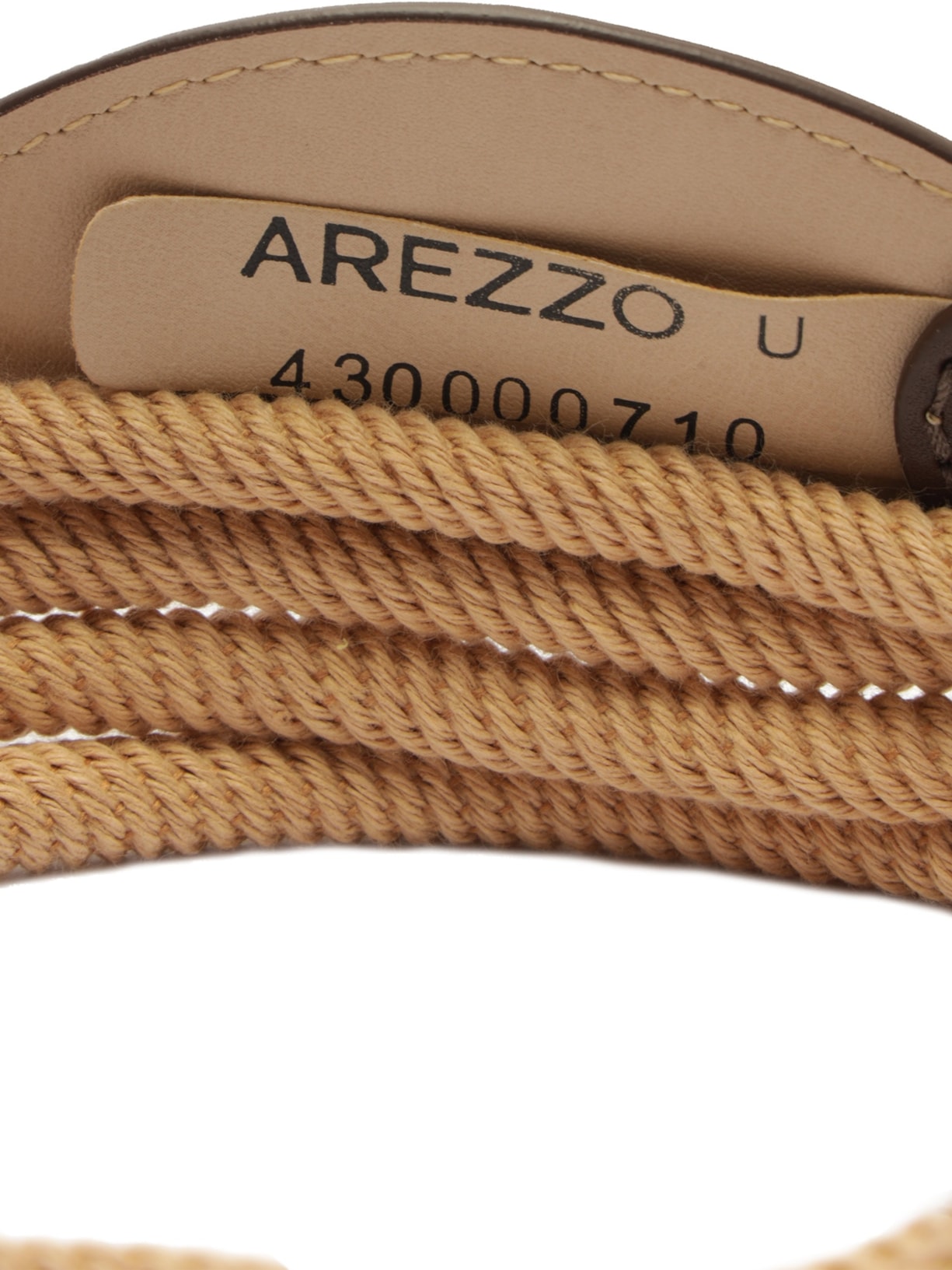 Cinto Feminino Couro Cordão Bege Arezzo + Lenny Niemeyer