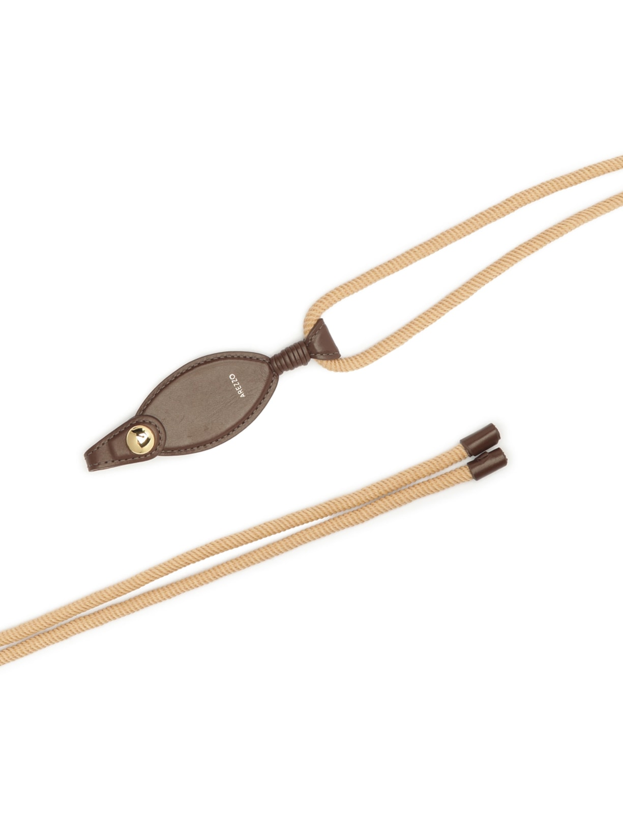 Cinto Feminino Couro Cordão Bege Arezzo + Lenny Niemeyer