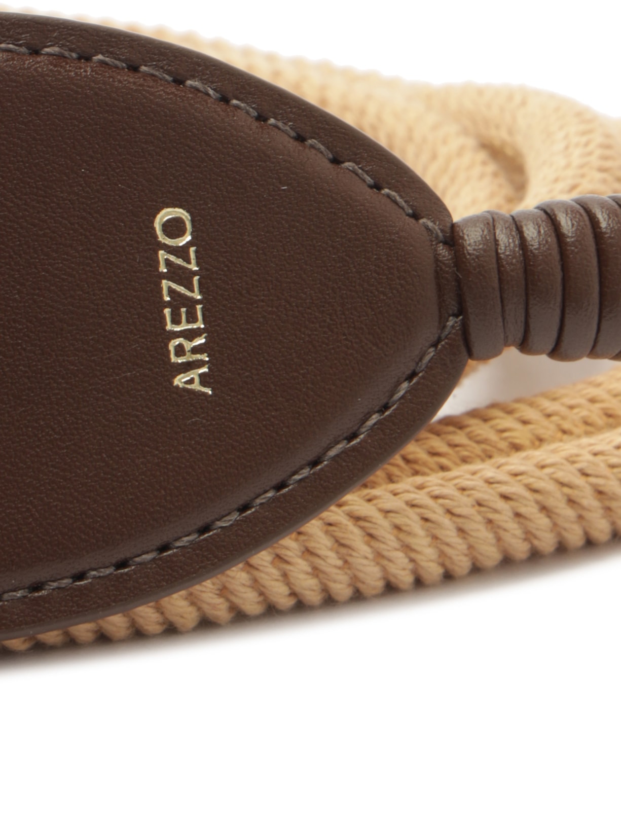 Cinto Feminino Couro Cordão Bege Arezzo + Lenny Niemeyer