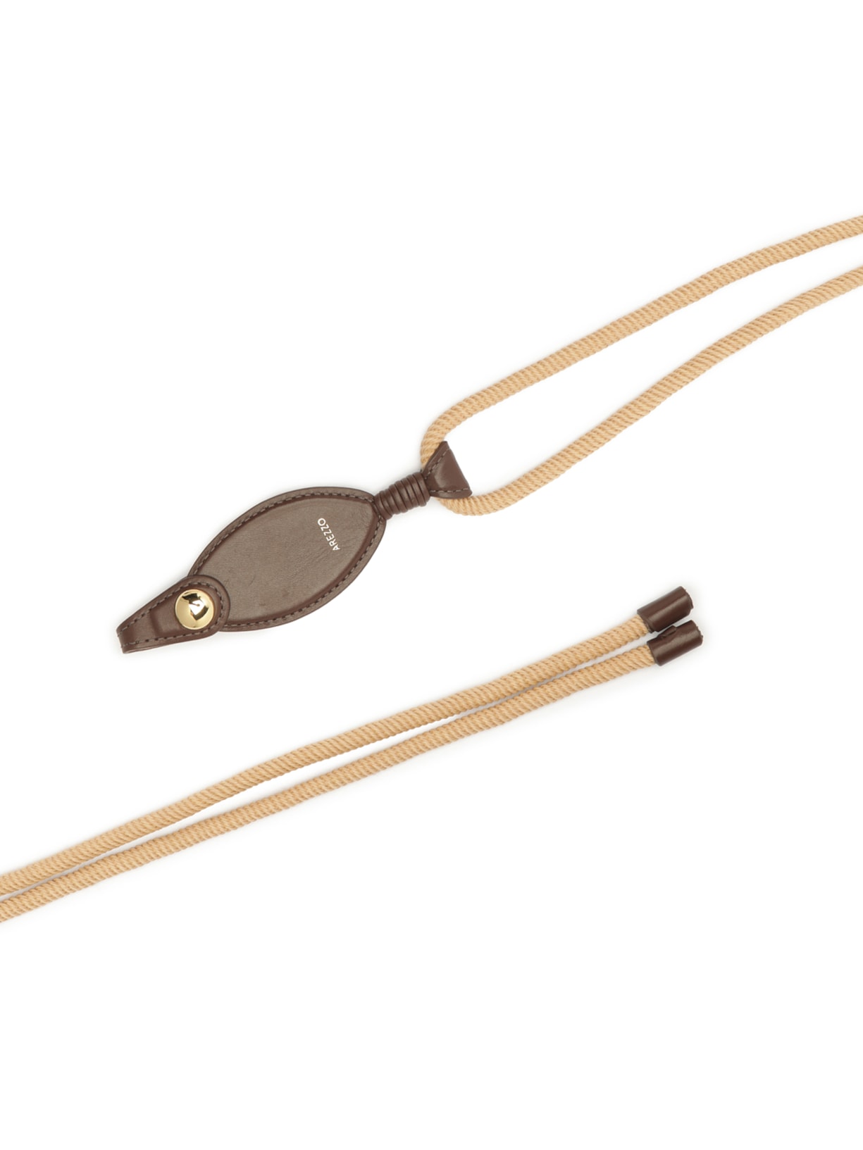 Cinto Feminino Couro Cordão Bege Arezzo + Lenny Niemeyer