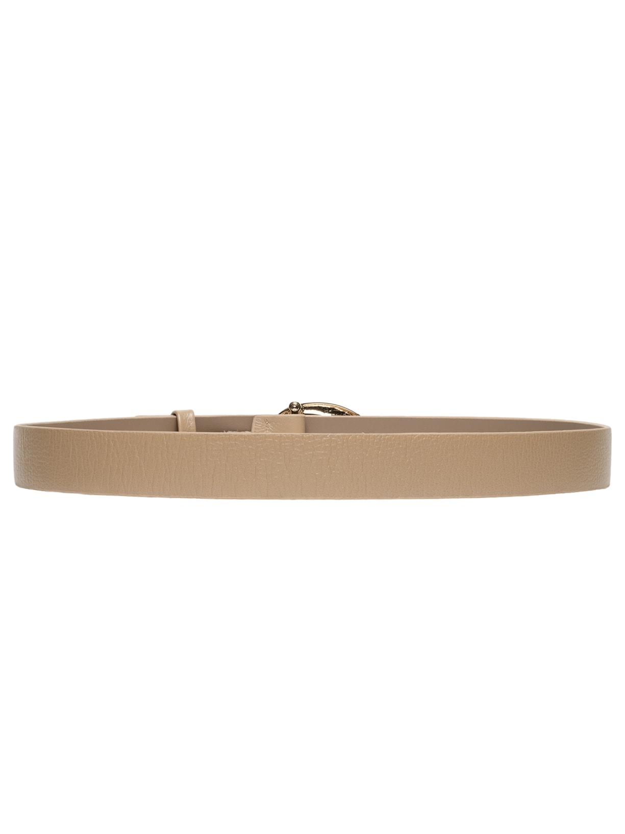Cinto Feminino Couro Dourado Bege Market 33