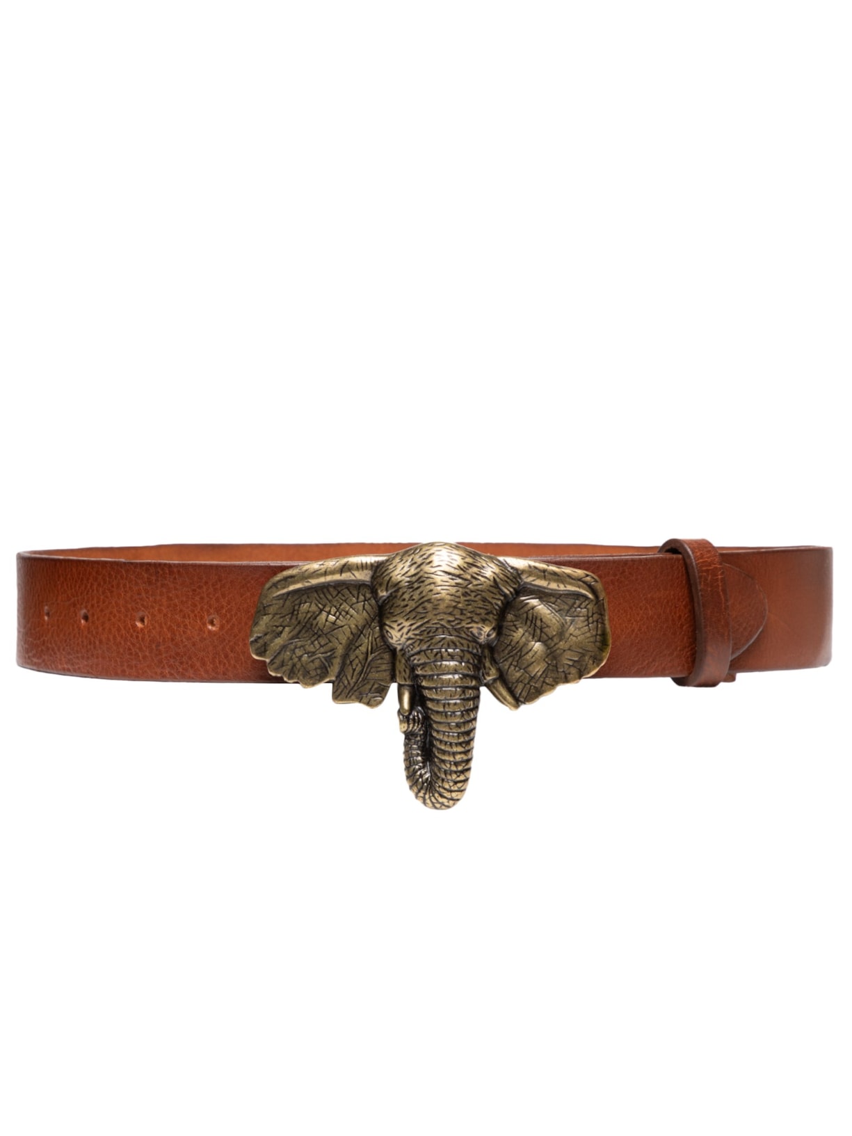 Cinto Feminino Couro Elefante - Marrom