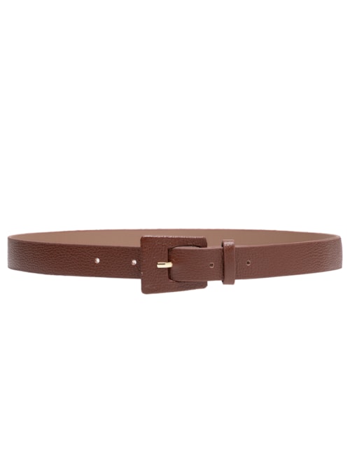 Cinto Feminino Couro Fino - Marrom