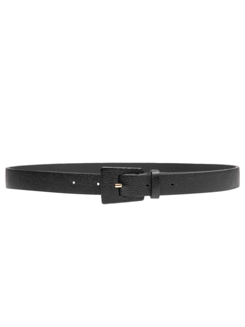 Cinto Feminino Couro Fino - Preto