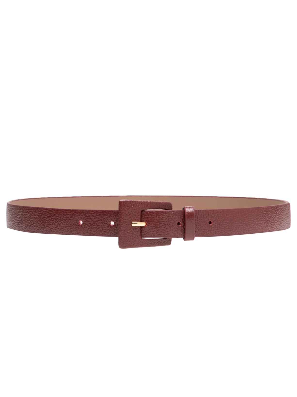 Cinto Feminino Couro Fino - Vinho