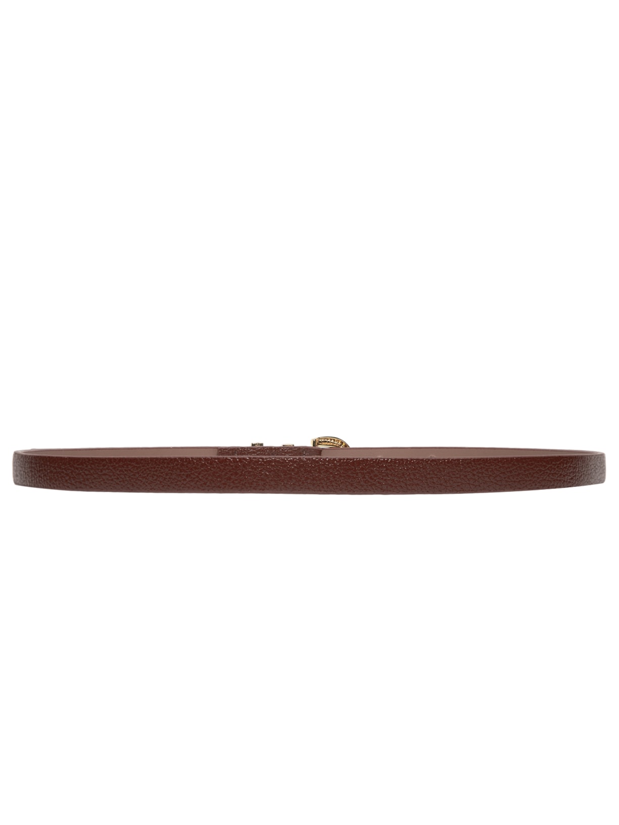 Cinto Feminino Couro Fivela Encapada Marrom Basiq