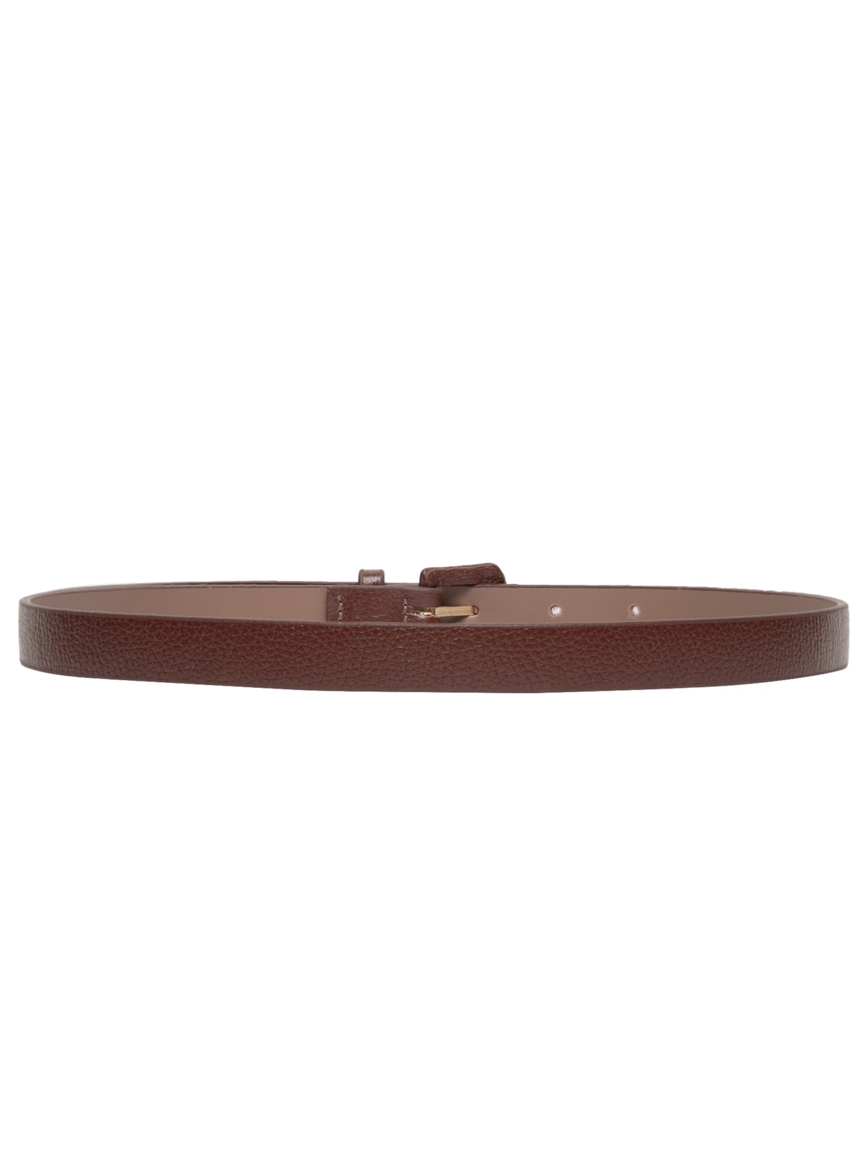 Cinto Feminino Couro Fivela Encapada Marrom Basiq