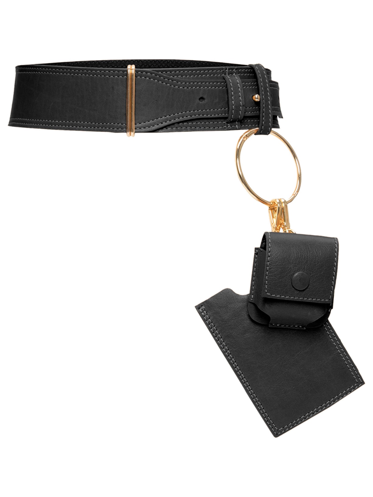 Cinto Feminino Couro Lais - Preto