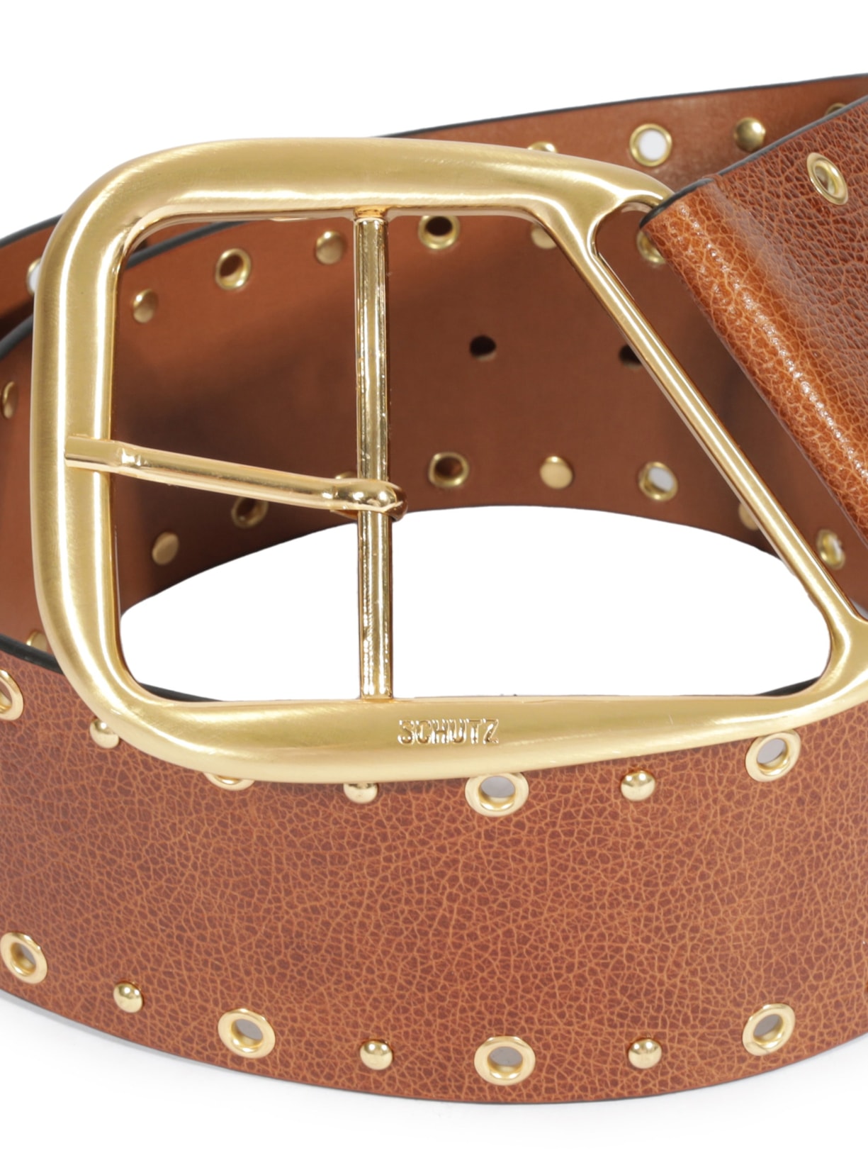 Cinto Feminino Couro Marrom Schutz