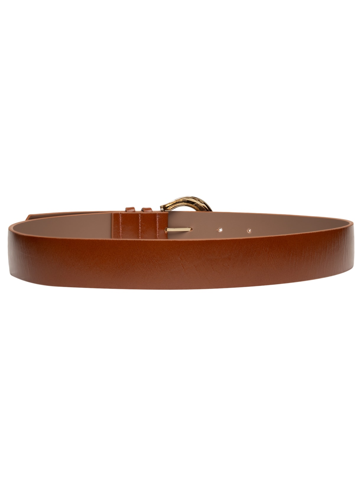 Cinto Feminino Couro Marrom Basiq