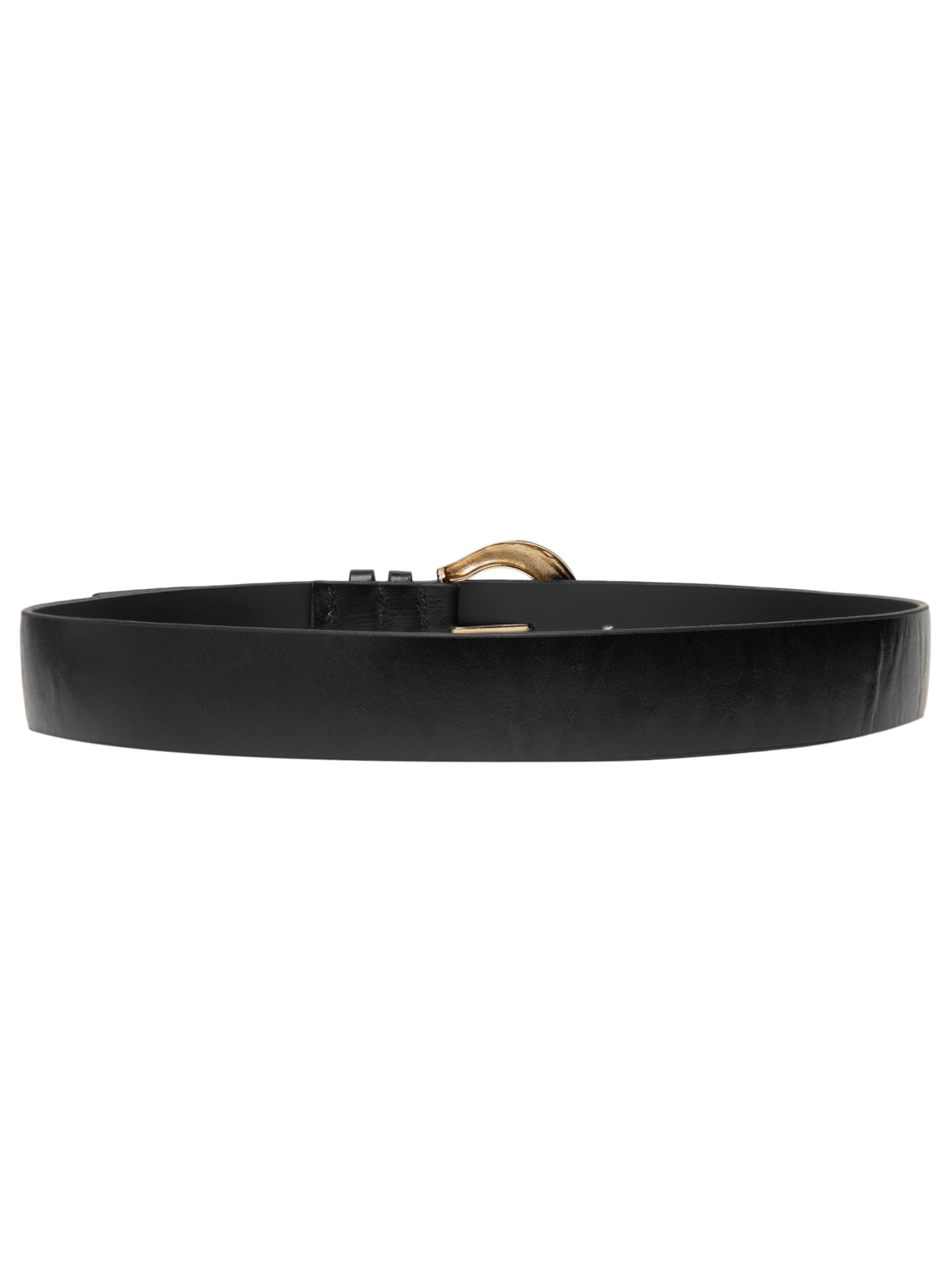 Cinto Feminino Couro Preto Basiq