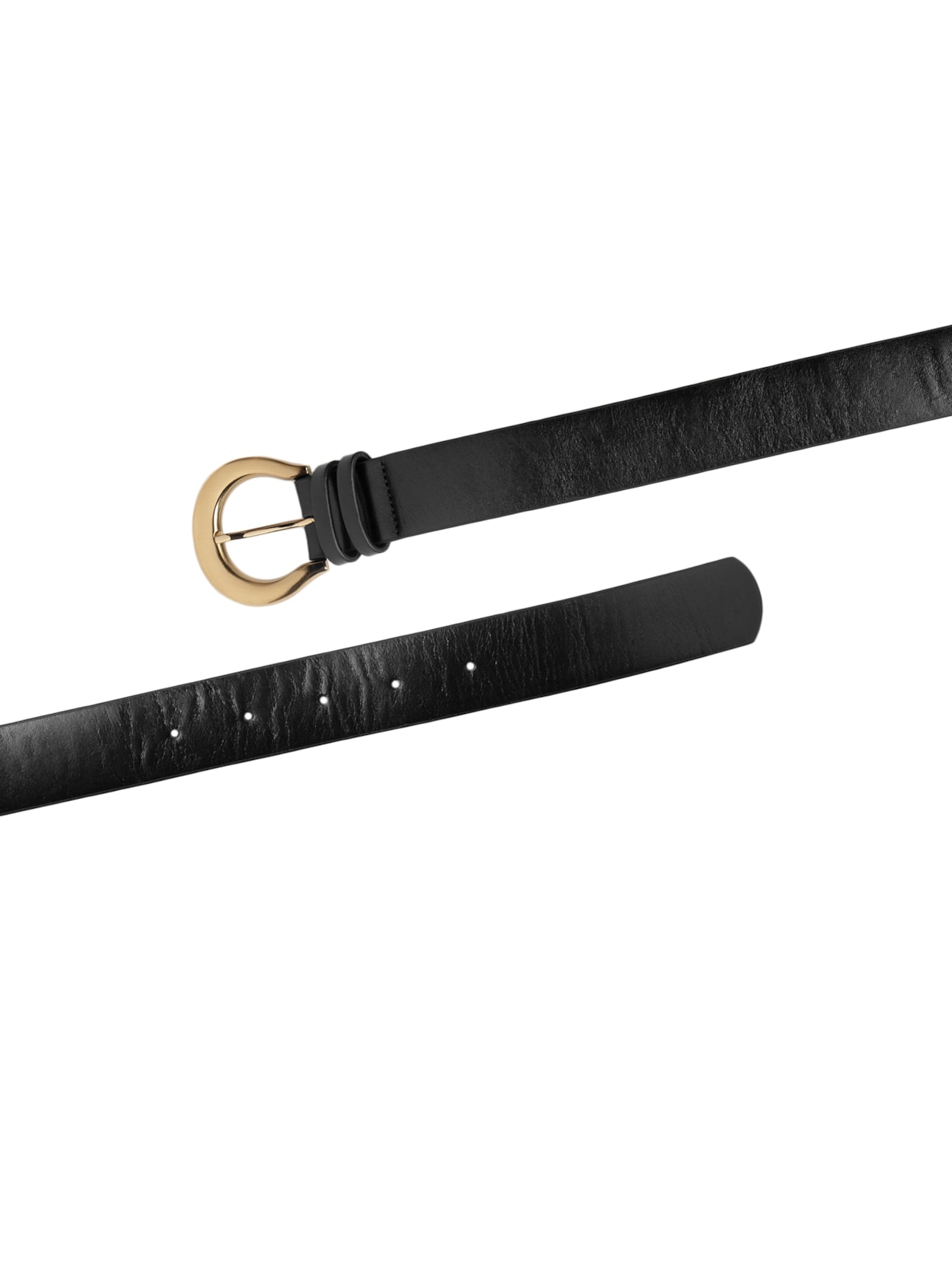 Cinto Feminino Couro Preto Basiq