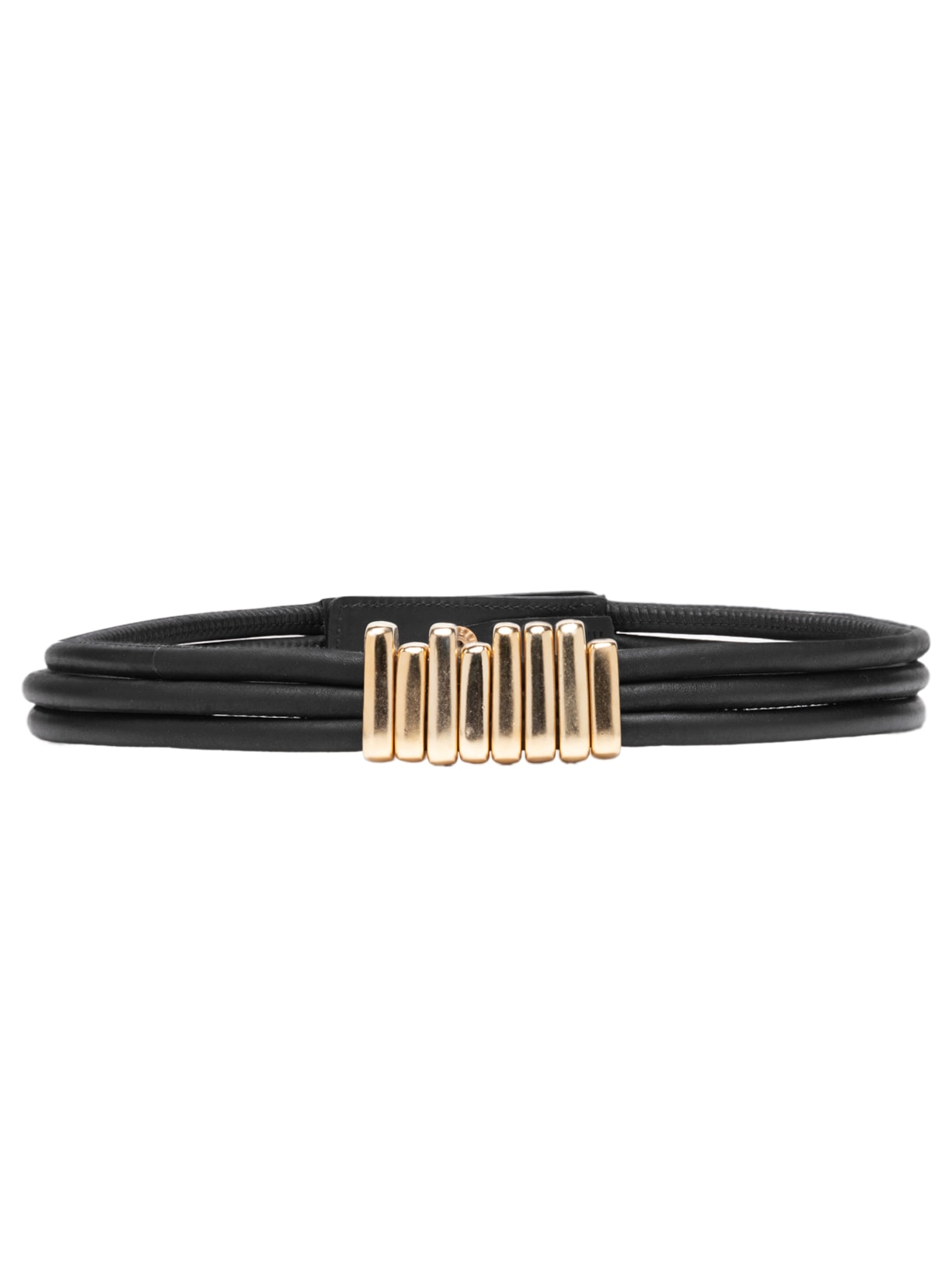 Cinto Feminino Couro Rolote Com Passantes - Preto