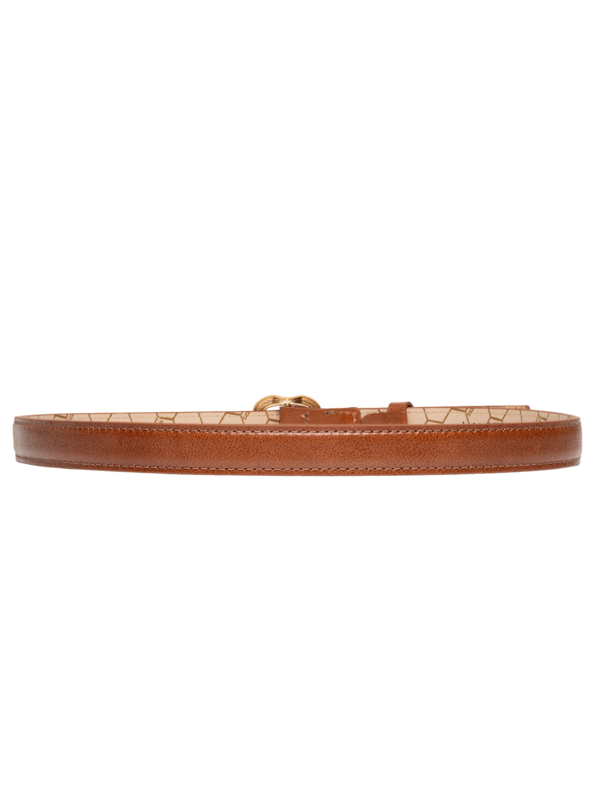 Cinto Feminino Couro Worn Médio Fivela Marrom Arezzo